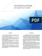 Codigo Etica Asociacion Argentina Counselors PDF