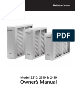 Aprilaire 2210 2310 2410 Air Purifier Owners Manual B2701088D