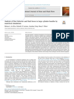 Analysis of Flow Behavior and Fluid Forces in Large Cylinder Bundles by Numerical Simulations PDF