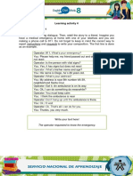 Learning Activity 4 Evidence: Calling 911: The Operator Requested To Know The Emergency
