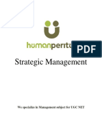 strategic management