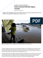 Como a Amazônia Está Perdendo Água, Segundo Este Estudo - Nexo Jornal