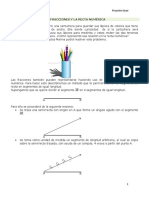 Las Fracciones y La Recta Numérica