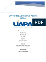 Universidad Abierta para Adultos (UAPA) : Sustentante