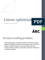 Linear Optimization