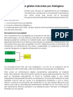 Prevención de Grietas Inducidas Por Hidrógeno