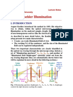 Koehler Illumination Lecture Notes