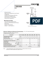 1N5400 Thru 1N5408: 3.0A Rectifier 3.0A Rectifier Comchip Comchip