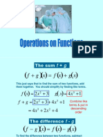 Operations On Functions