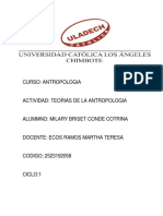 Teoria de La Antropologia