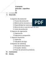 Estructura de Proyecto PDF