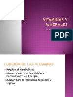 Vitaminas. Deficiencia