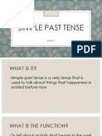 Simple Past Tense: Group 2