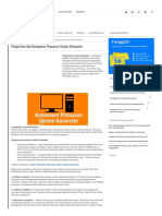 Pengertian Dan Komponen Penyusun Sistem Komputer - Kumpulan Artikel Teknologi PDF