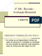 6º AB - Revisão - Avaliação Bimestral: 4° Bimestre