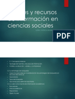 Fuentes y Recursos de Información en Ciencias Sociales