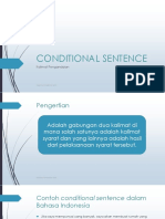 Grade 8 & 9 Conditional Sentence