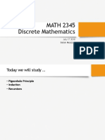 MATH 2345 Discrete Mathematics: July 17 2018 Babak Moazzez