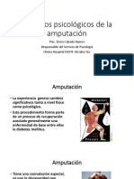 Aspectos psicológicos amputación: duelo, adaptación, autoimagen