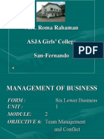 Mrs. Roma Rahaman ASJA Girls' College San-Fernando