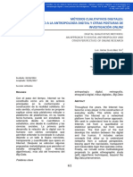 Antropología de Lo Digital: Construcción Del Campo Etnográfico en Co-Presencia