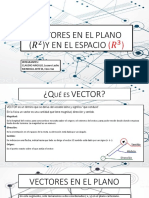 Introducción a vectores en el plano y espacio