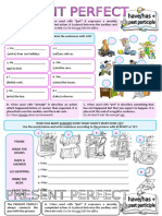 Present Perfect With Alreadyjustyet Grammar Drills Grammar Guides Information Gap Acti 90552