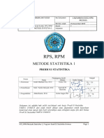 RPS Dan RPM Metode Statistika 1