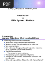 SWG Competitive Project Office: To IBM's System Z Platform