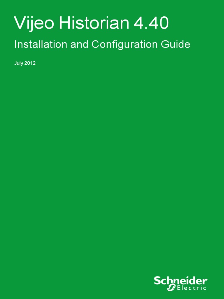 Vijeo Historian V4.40 Installation Guide | PDF | Microsoft Sql Server ...