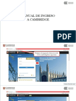 Manual de Ingreso a Cambridge