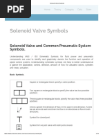 Solenoid Valve Symbols