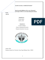 "Increasing Global Competitiveness": Sarthak Shukla Roll No. 2038