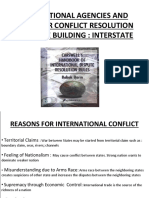 Inter State Conflict Resolution