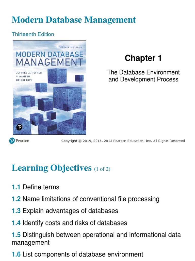 Modern Database MGT Ch01 Lecture Notes | PDF | Databases | Software ...