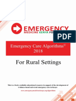 Emergency Care Algorithms For Rural Settings 2018 PDF