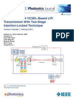 A 56 GB/S Pam4 Vcsel-Based Lifi Transmission With Two-Stage Injection-Locked Technique