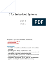 Unit 2 Embedded C