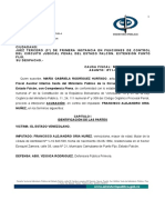 Acusacion Detentacion de Pieza Provenientes Del Hurto o Robo de Vehiculo MP-301881-2013