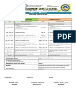 Budgeted Lesson/Topic Allocation Curriculum Audit