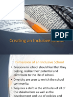 Creating an Inclusive School Environment
