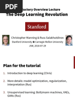 The Deep Learning Revolution: Introductory Overview Lecture