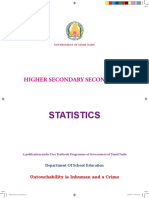 XII STD - Statistics English Medium