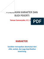 Pendidikan Karakter Dan Budi Pekerti