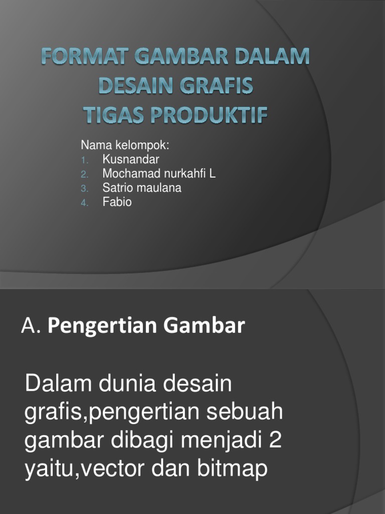 Format Gambar Dalam Desain Grafis Ppt