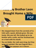 How My Brother Leon Brought Home A Wife