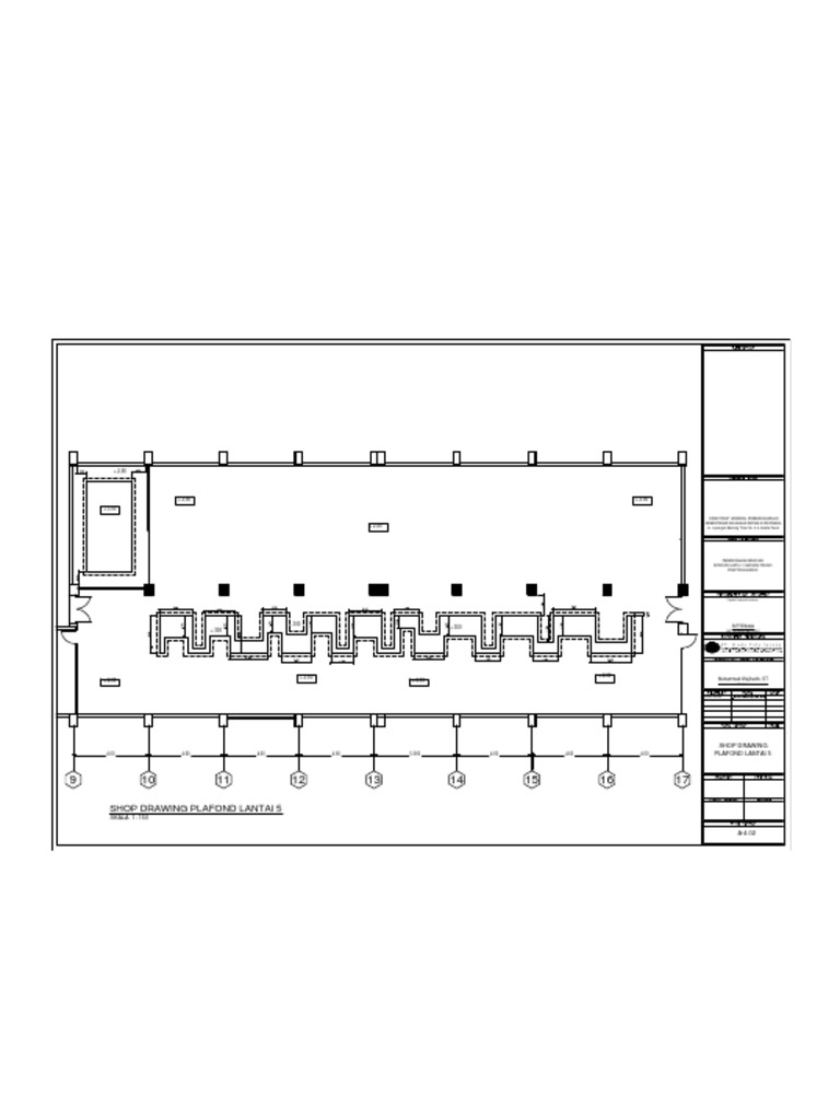 Gambar Kerja Arsitektur Lt-5-Model | PDF