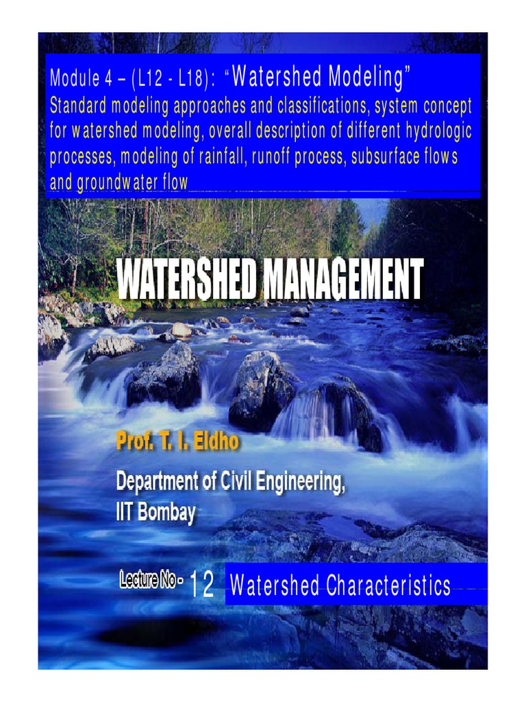 Lecture12 PDF | PDF | Stream | Drainage Basin