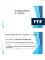 Human Resources Planning