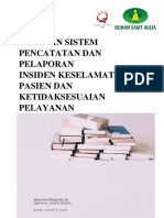 Panduan Sistem Pencatatan Dan Pelaporan Insiden Keselamatan Pasien